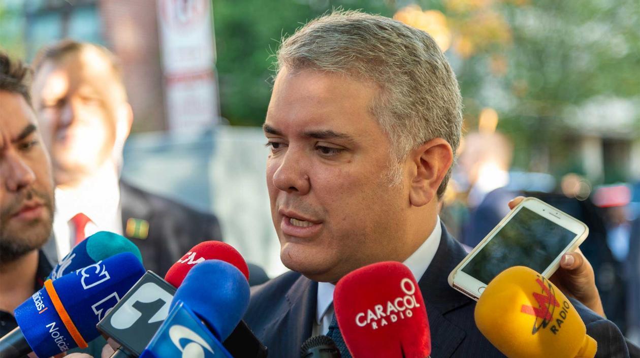 Presidente Iván Duque Márquez.