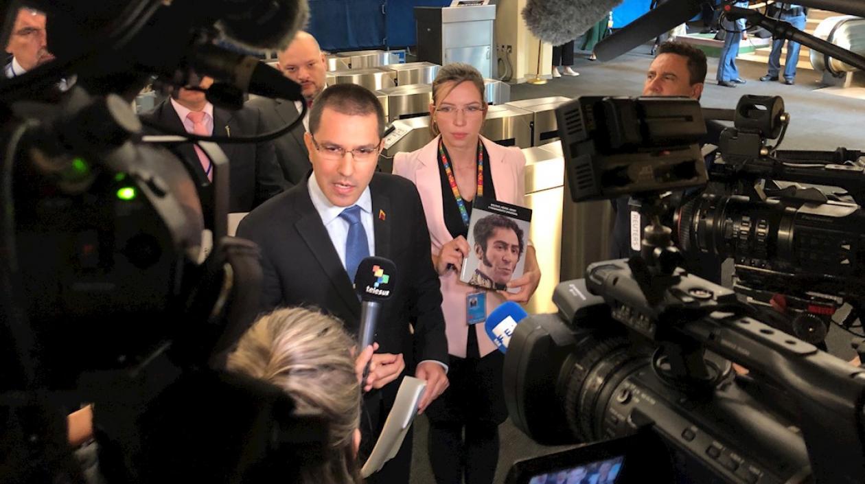 El canciller de Venezuela, Jorge Arreaza.