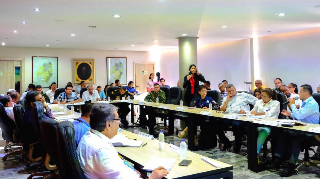 Comité de Seguimiento Electoral analizando la situación en el Atlántico.