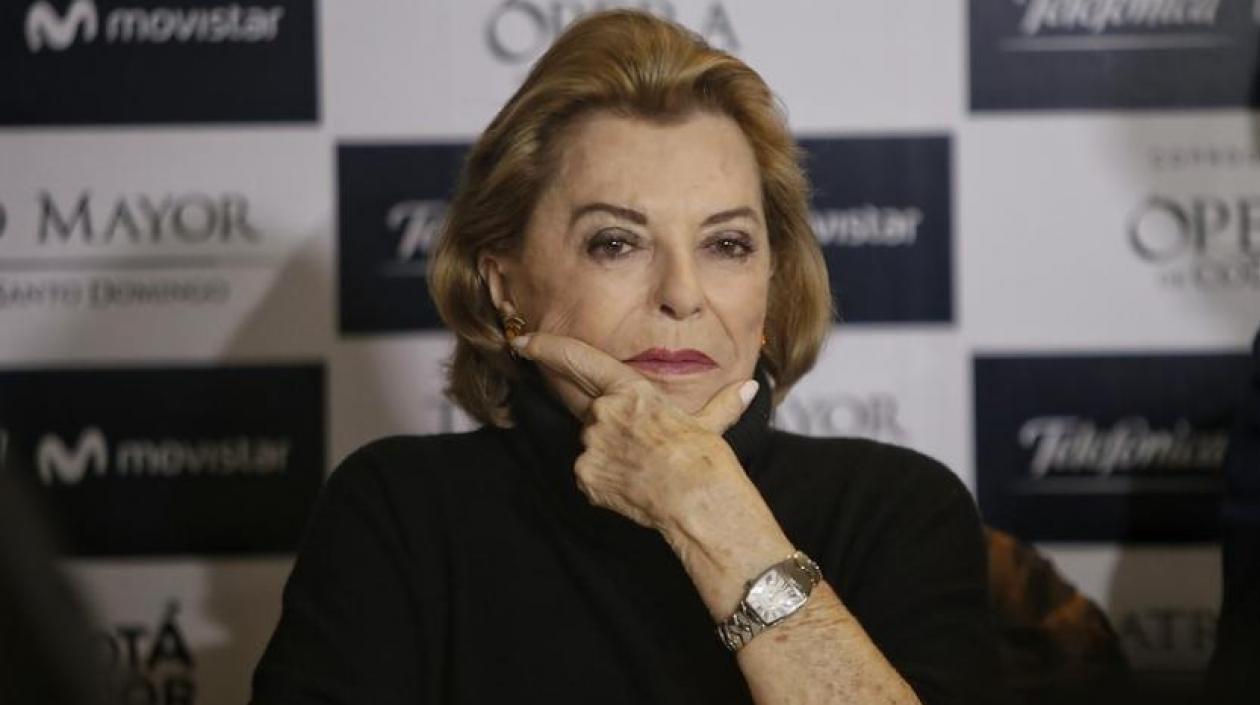 La gestora cultural Gloria Zea.