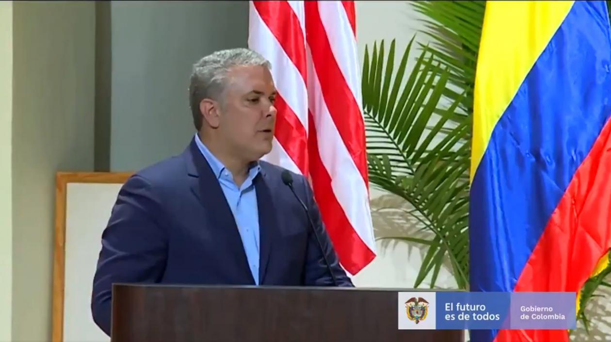 El Presidente Iván Duque Márquez
