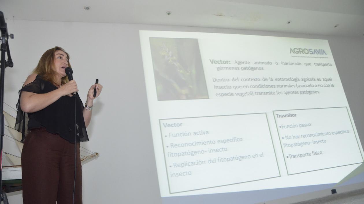 Lumey Pérez Artiles, investigadora de la Corporación Colombiana de Investigaciones Agropecuarias (Agrosavia).