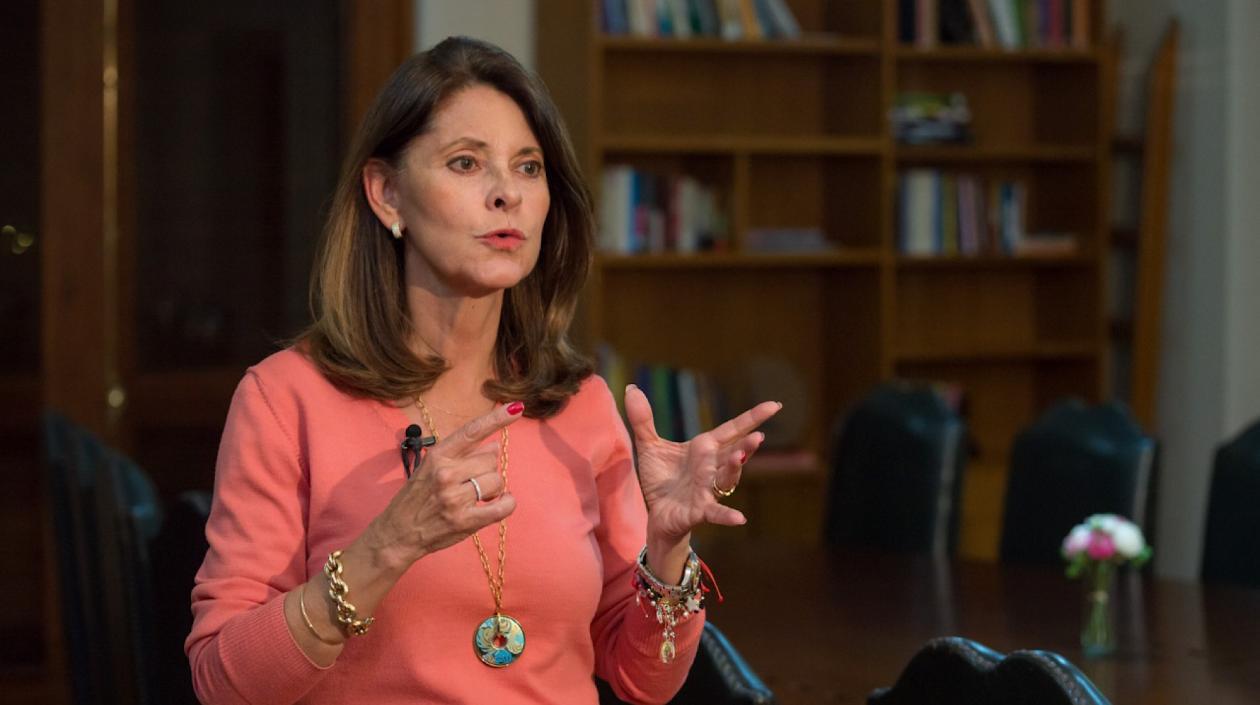 Marta Lucía Ramírez, vicepresidenta.