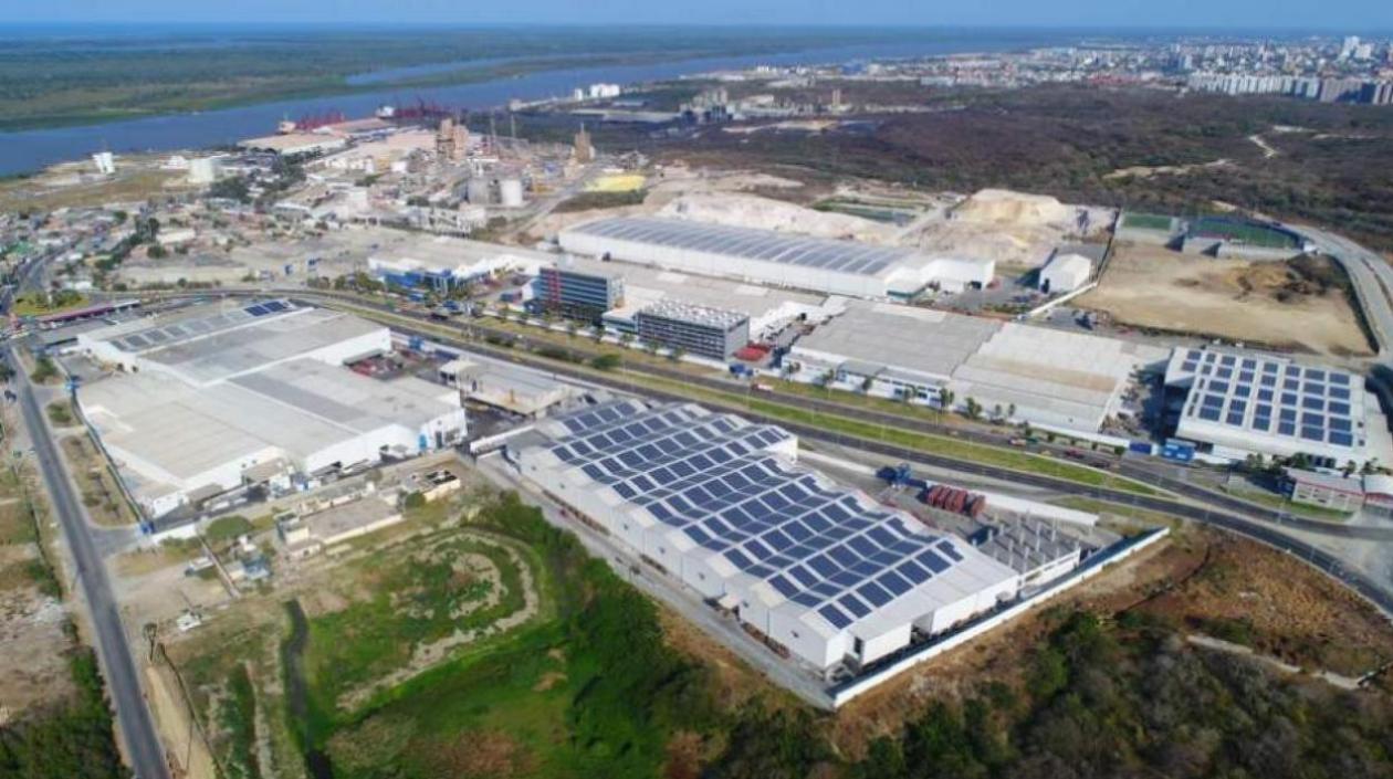 Planta de Tecnoglass en Barranquilla.