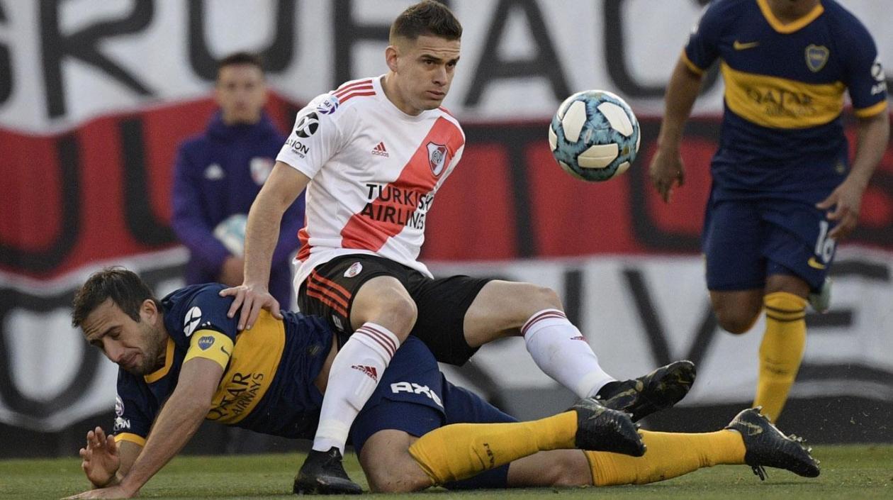 Rafael Santos Borré, delantero de River Plate. 
