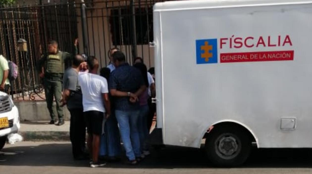 La Fiscalía llegó al sitio a realizar la inspección del cuerpo.