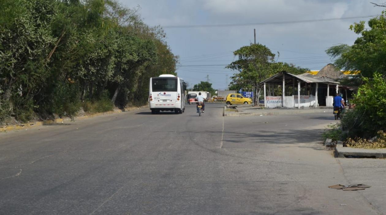 Lugar del accidente.