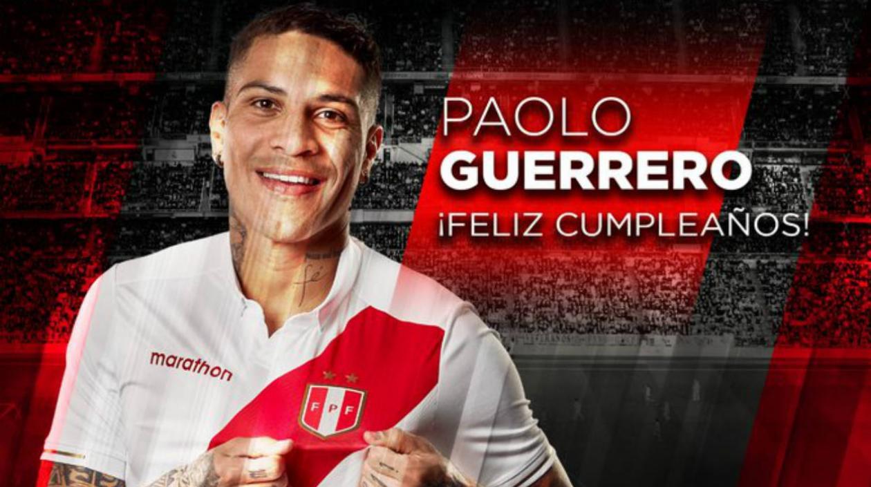 Paolo Guerrero, delantero peruano. 