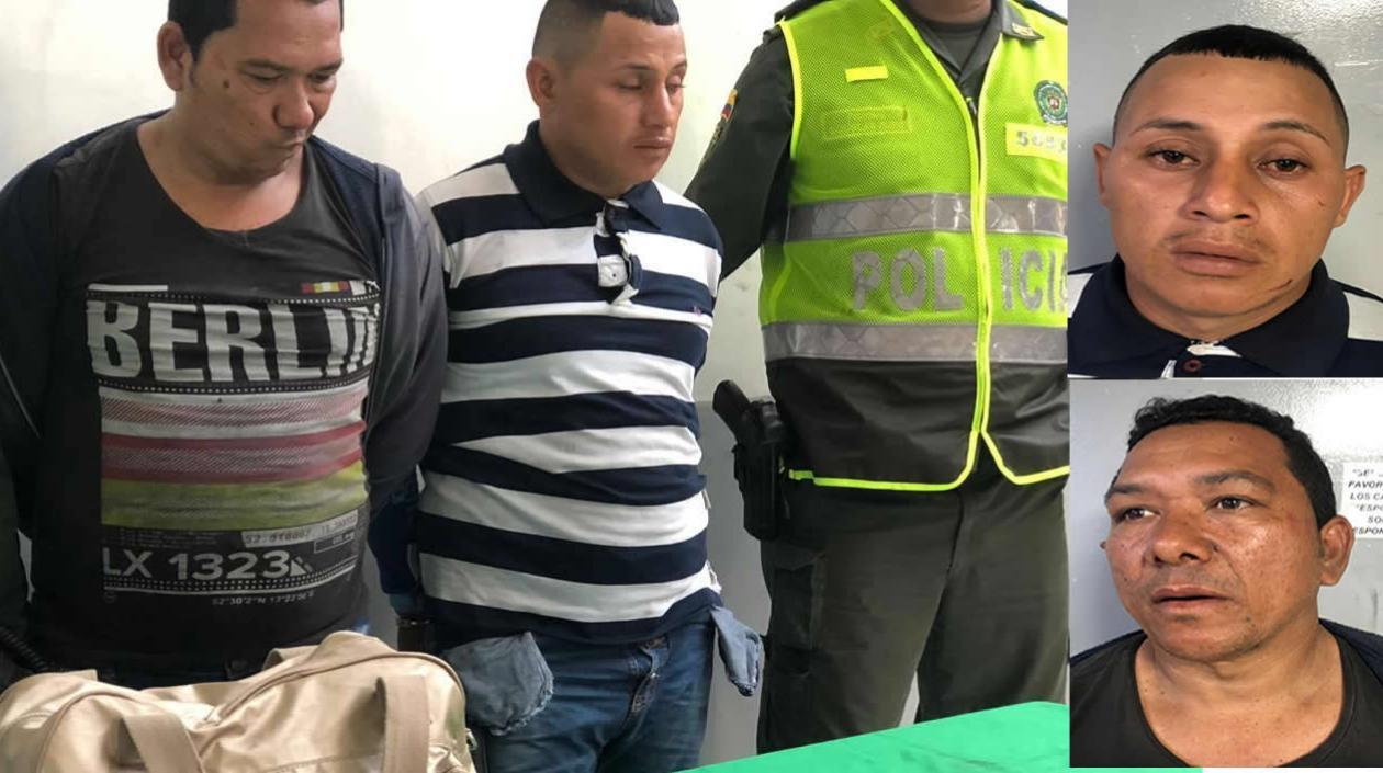 Atracadores que robaron a mujer