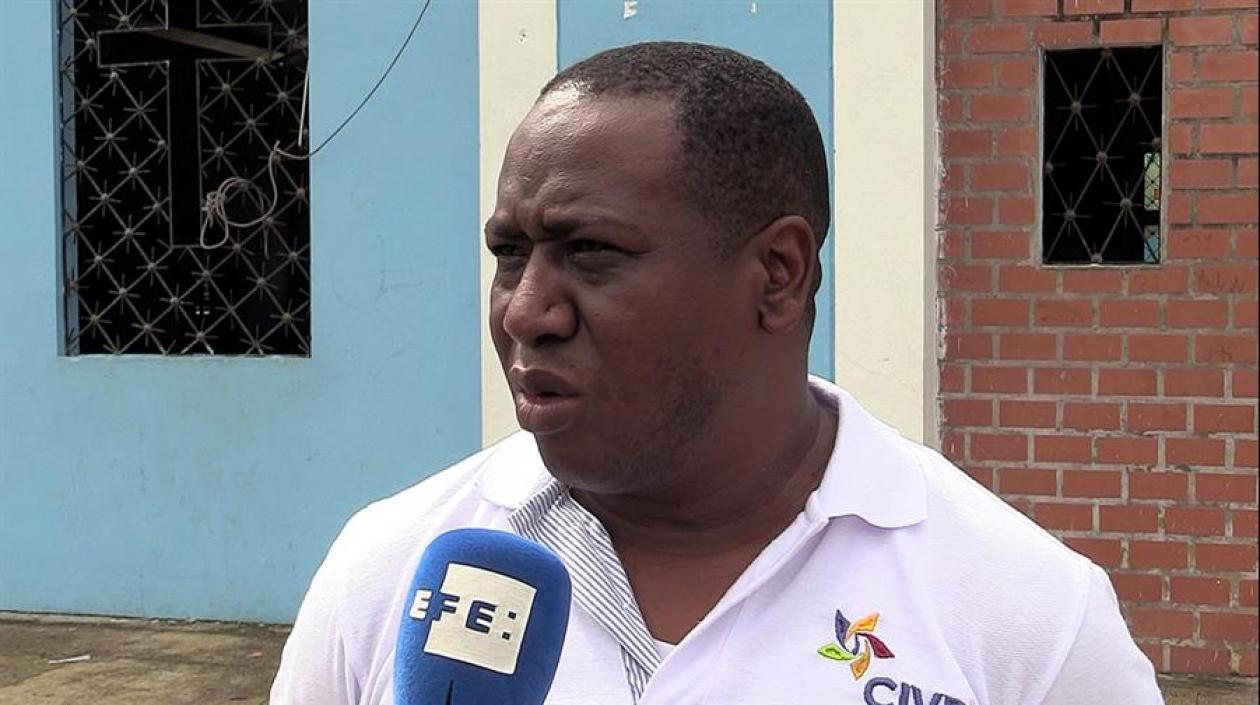 Leyner Palacios, líder social de Bojayá, amenazado.