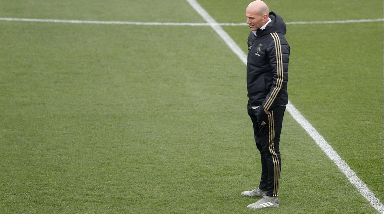 Zinedine Zidane, técnico del Real Madrid.