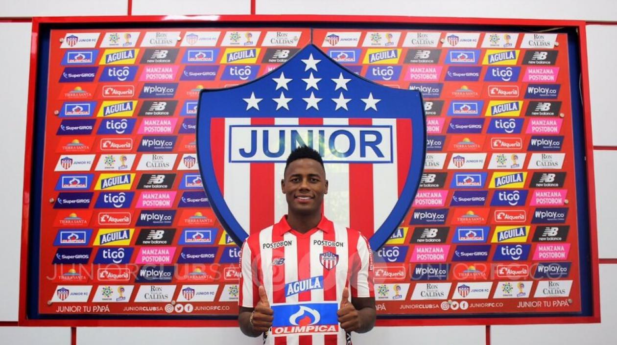 Dany Rosero, defenca central de Junior. 