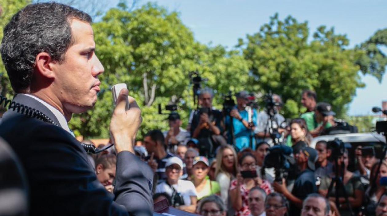 El líder opositor venezolano Juan Guaidó.