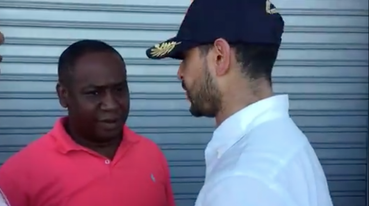 Leyner Palacios y el Mininterior encargado, Diego Palacios.