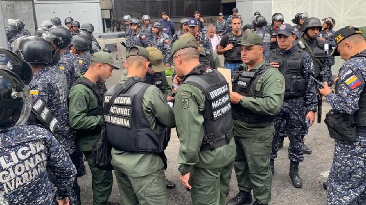 La imagen que publicó Juan Guaidó.