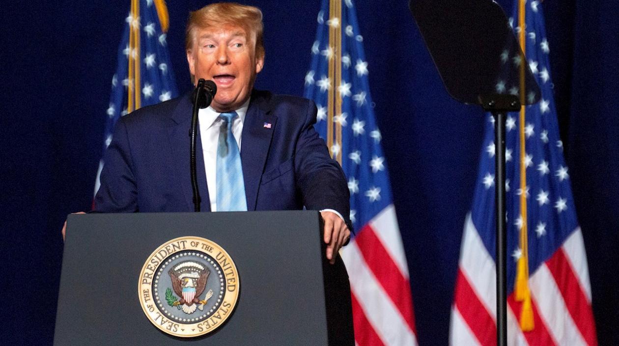 Donald Trump, presidente de los Estados Unidos.