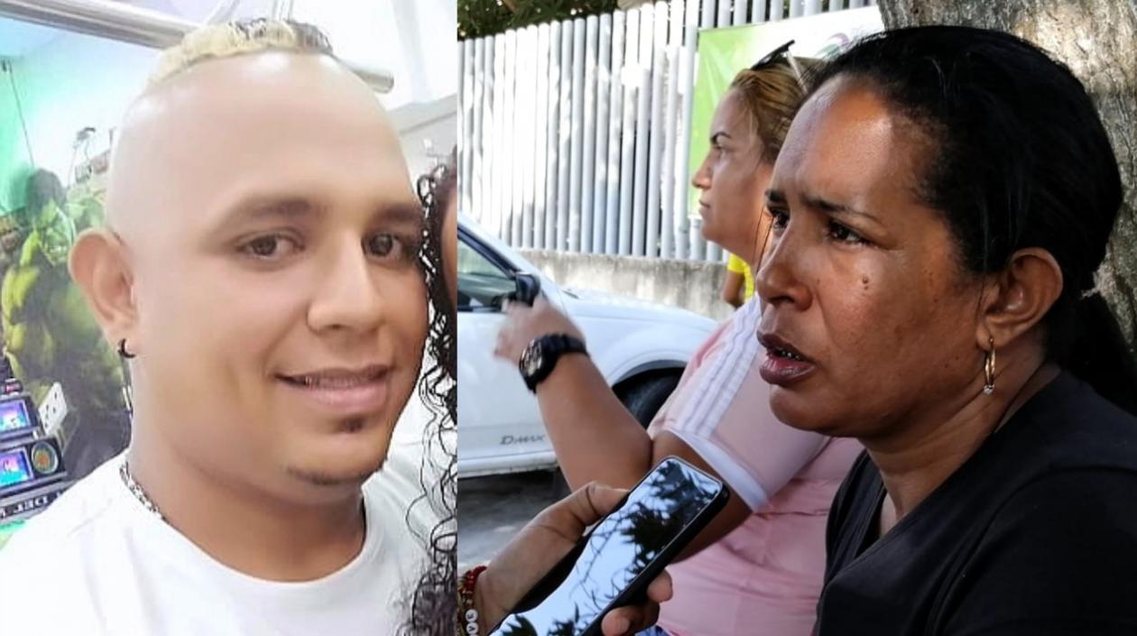 Jader Cervantes Oviedo y su mamá, Luz Marina Oviedo.