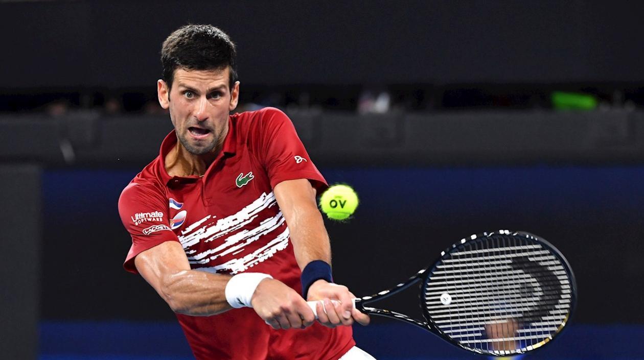 Novak Djkovic, tenista serbio. 