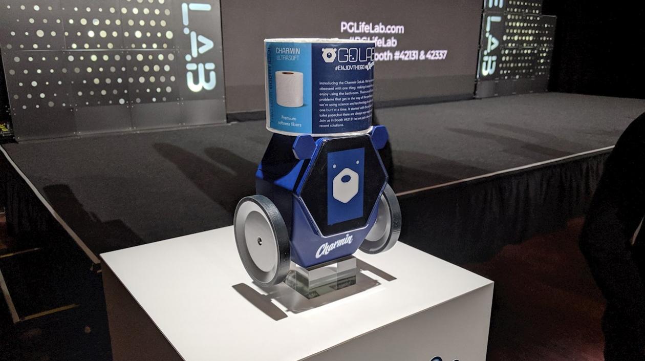 'Rollbot', artefacto presentado por la empresa P&G.