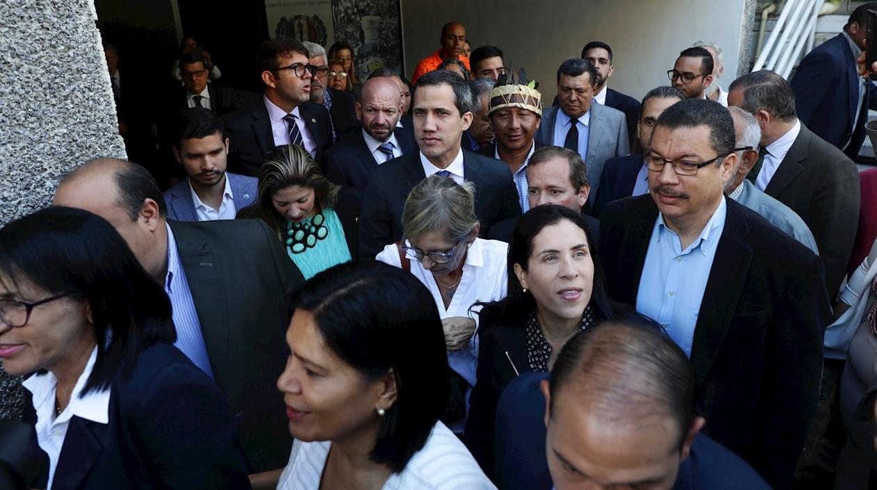 El líder opositor venezolano Juan Guaidó.