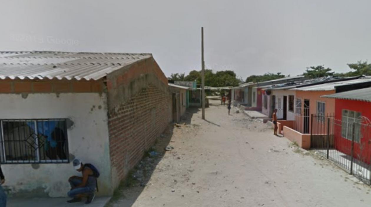 Sector del barrio El Renacer.