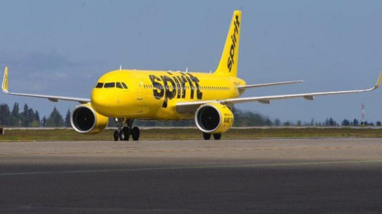 Avión de Spirit Airlines.