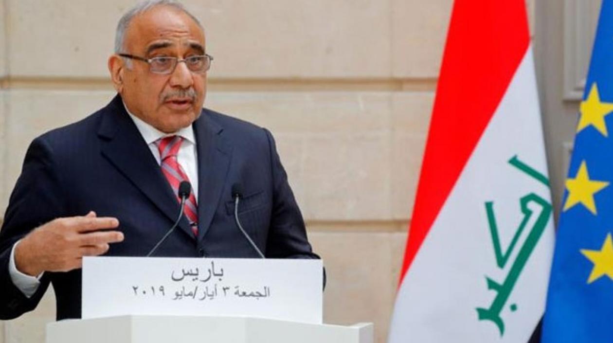 El primer ministro en funciones de Irak, Adel Abdelmahdi.