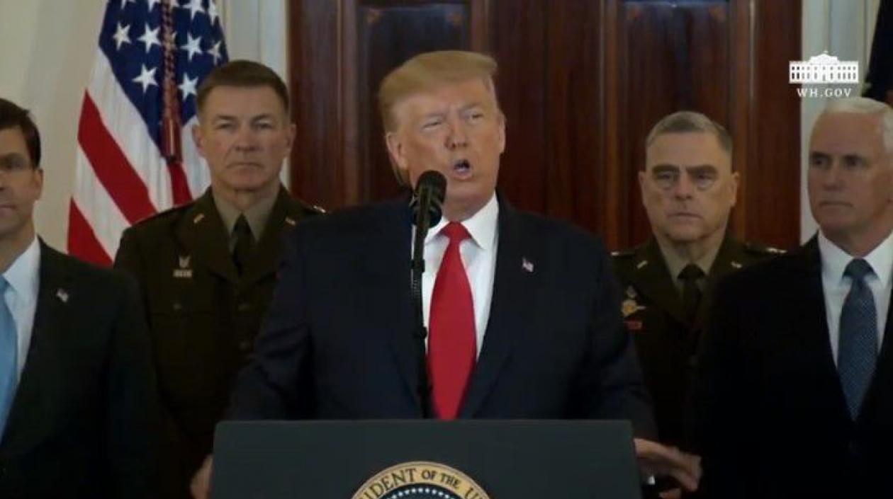 El presidente de Estados Unidos, Donald Trump.