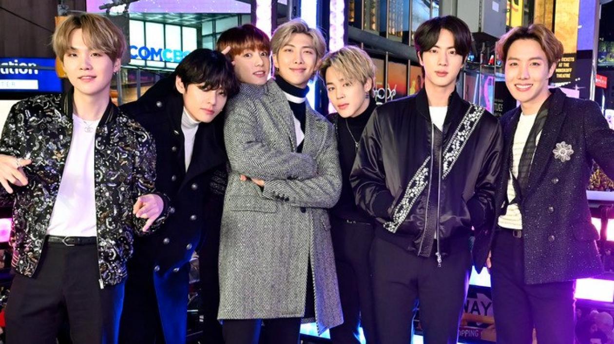 La banda surcoreana BTS.