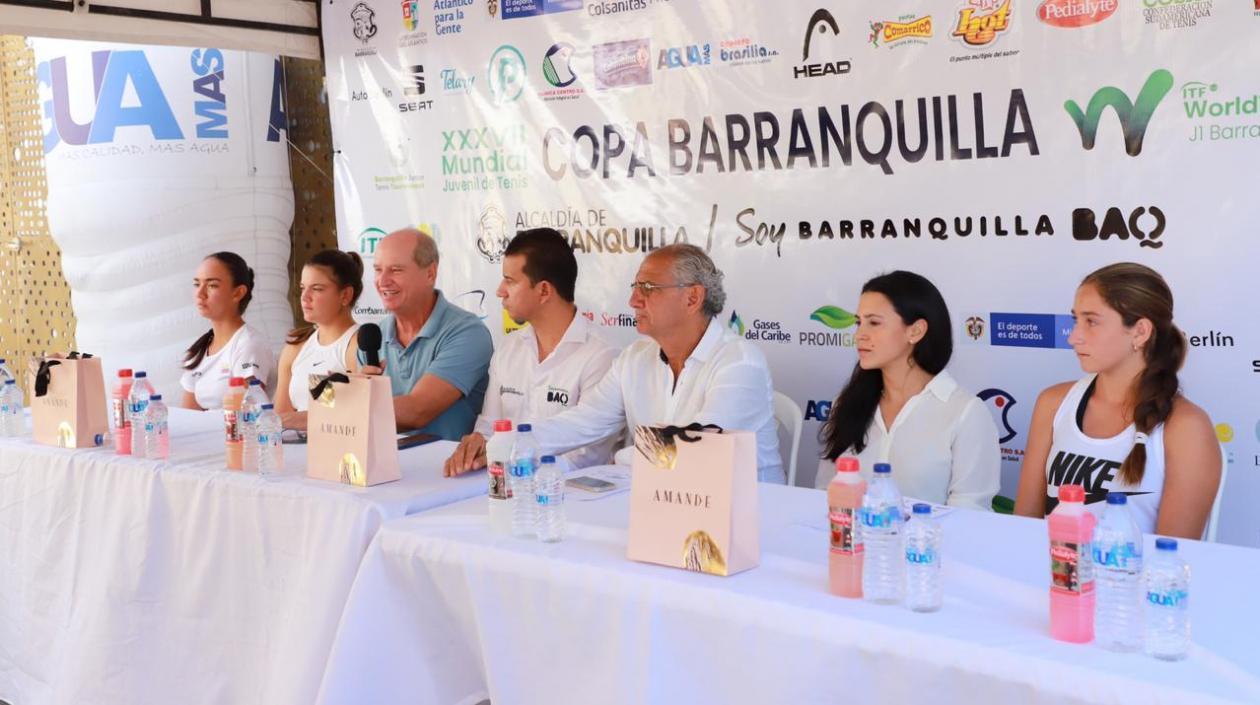 Presentación del Mundial Juvenil de Tenis.