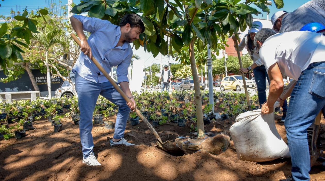 El Alcalde de Barranquilla, Jaime Pumarejo.