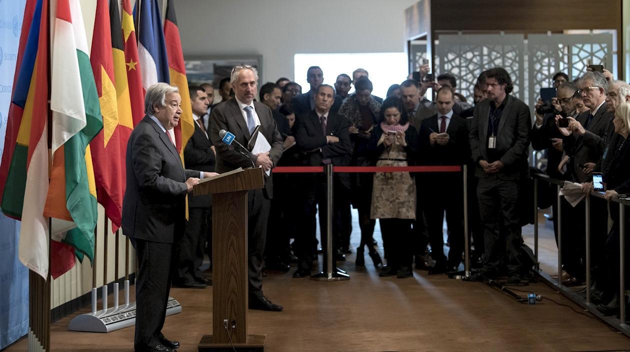 El secretario general de Naciones Unidas, António Guterres.