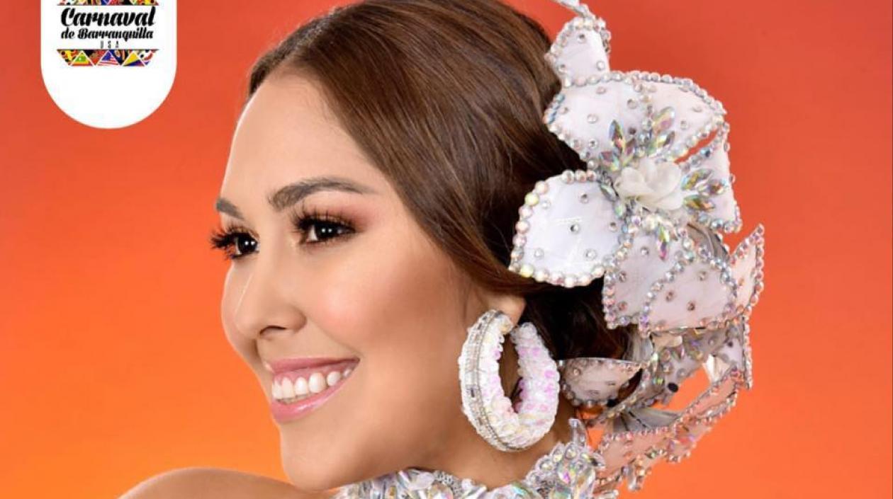 Glenda Fayad, Reina del Carnaval de Barranquilla en Miami.