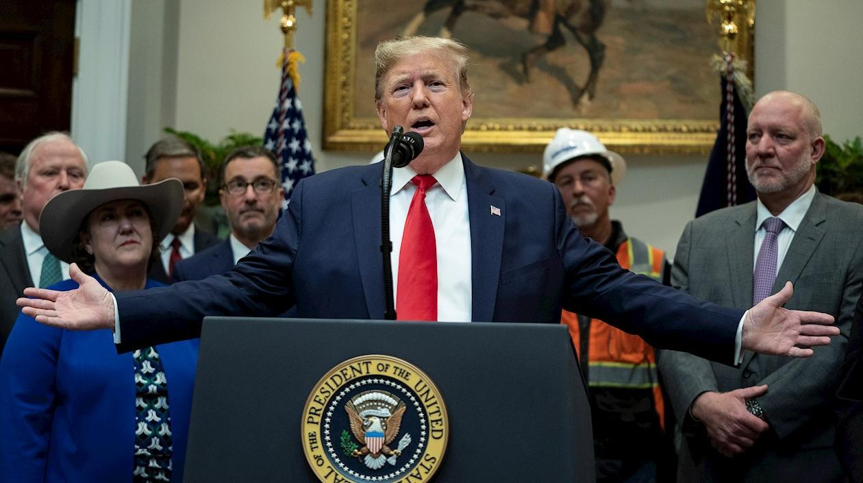 El presidente de Estados Unidos, Donald Trump.