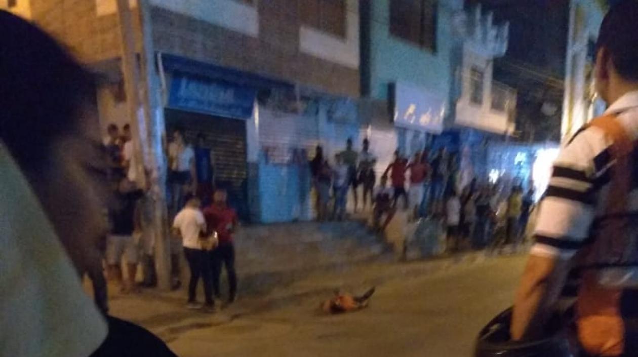 Lugar de los hechos.