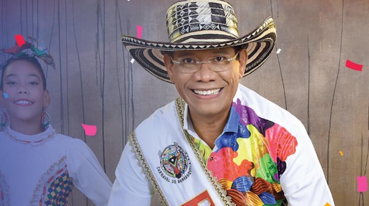 El Rey Momo Alcides Romero Cogollo.