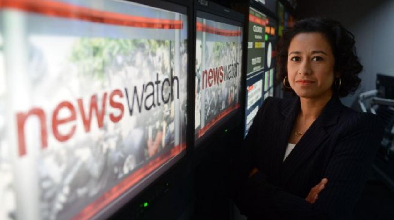 La periodista y presentadora de la BBC, Samira Ahmed.