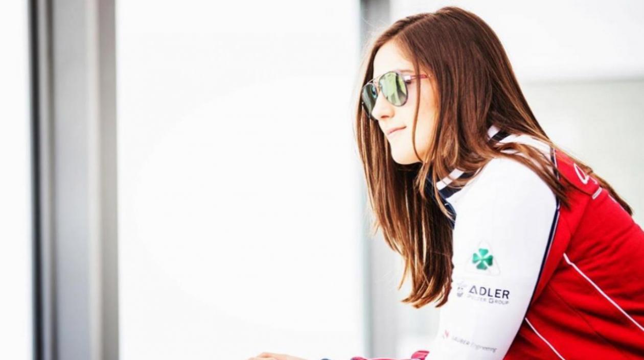 La piloto colombiana Tatiana Calderón.