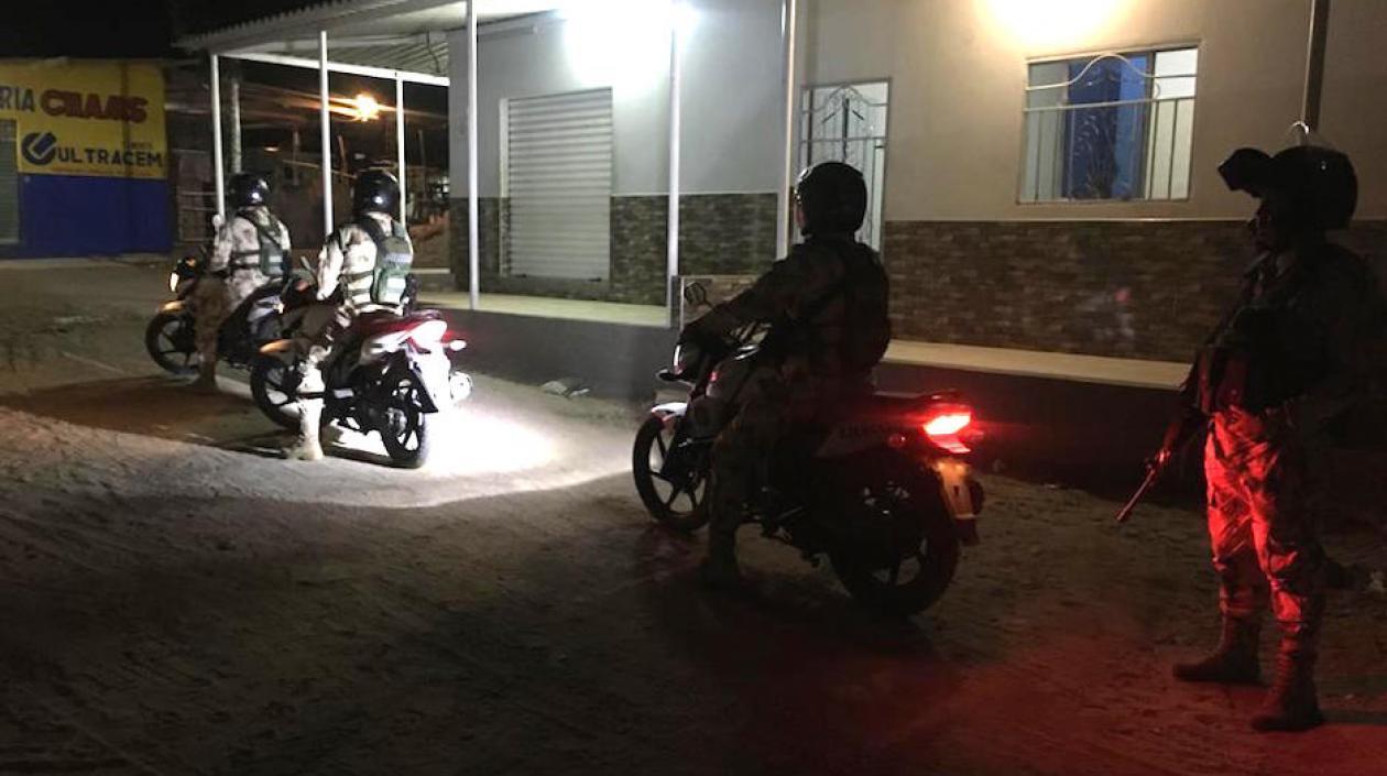 El Ejército Nacional reforzó la vigilancia en Malambo.