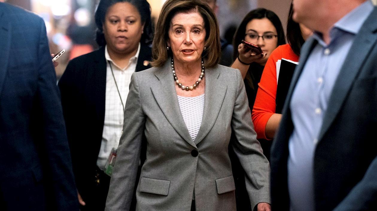 La presidenta de la Cámara de Representantes, la demócrata Nancy Pelosi.