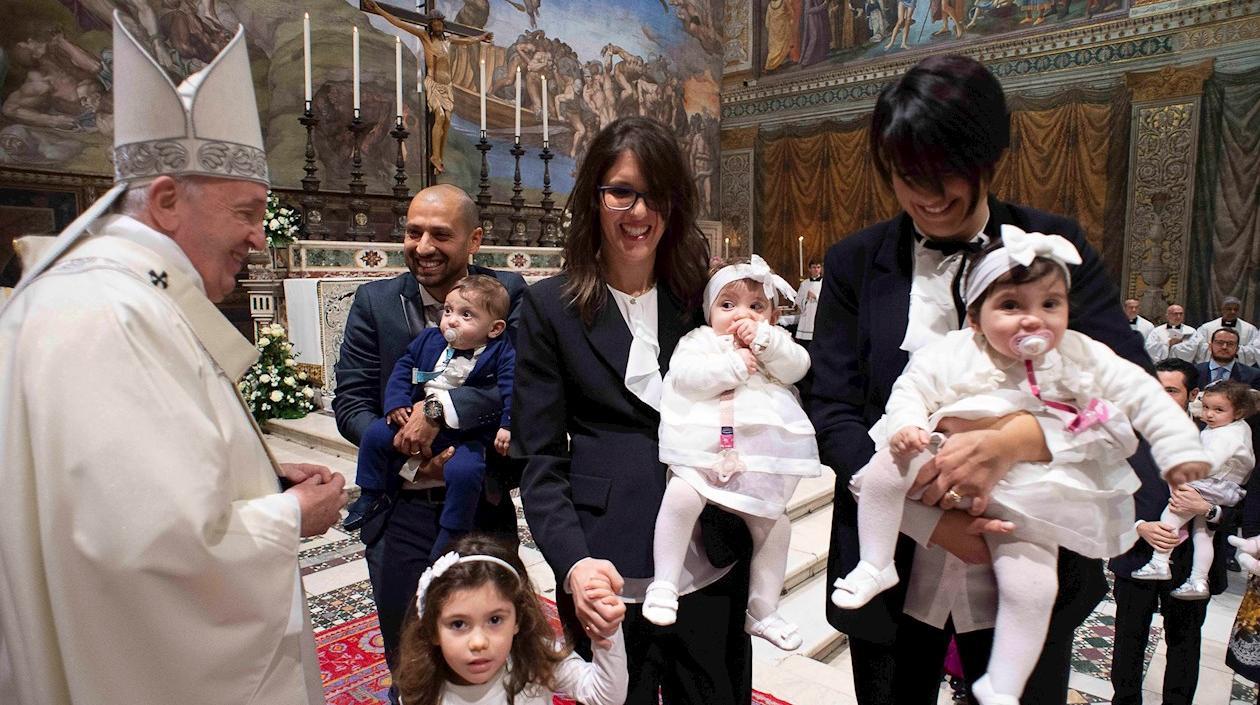 Ceremonia de bautismo.