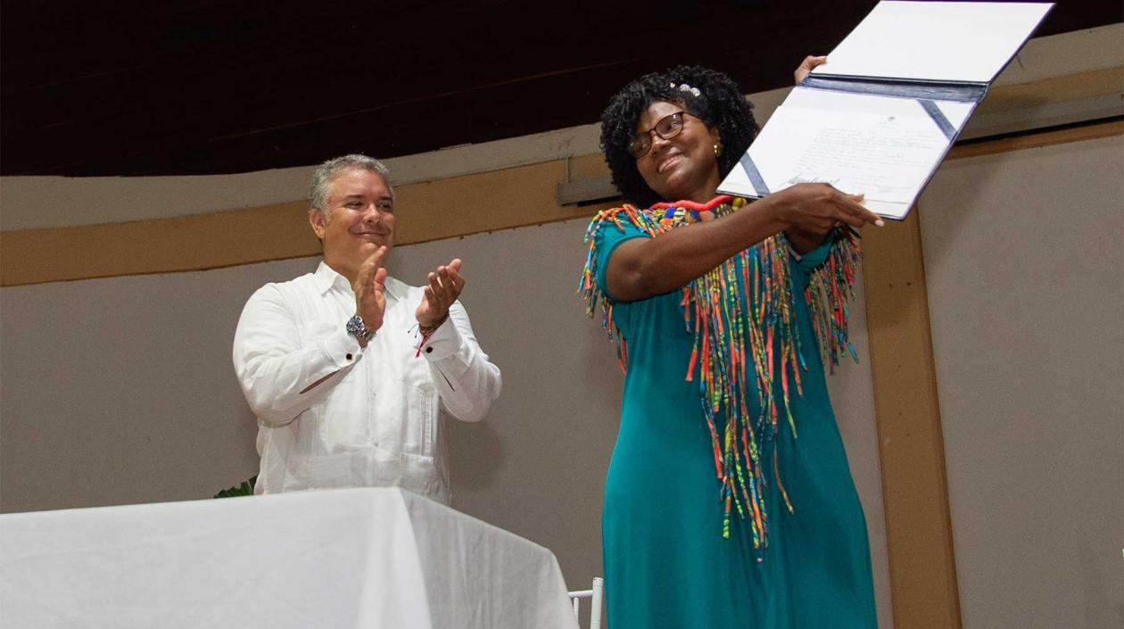 Mabel Torres, Ministra de Ciencia, Tecnología e Innovación, tomó posesión el sábado.
