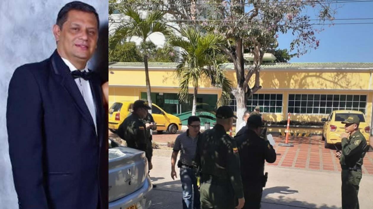 Edgar Simmonds Gallardo y el lugar de los hechos.