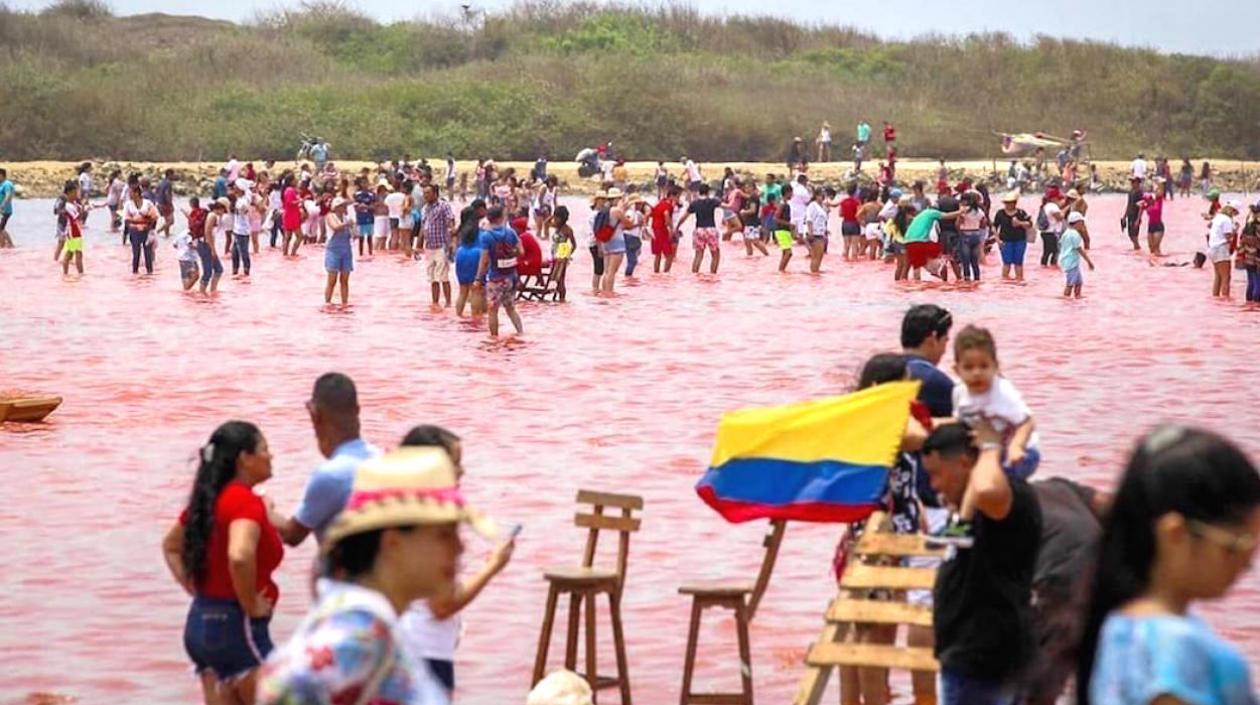 La reactivación del complejo salinero generó gran afluencia de visitantes.