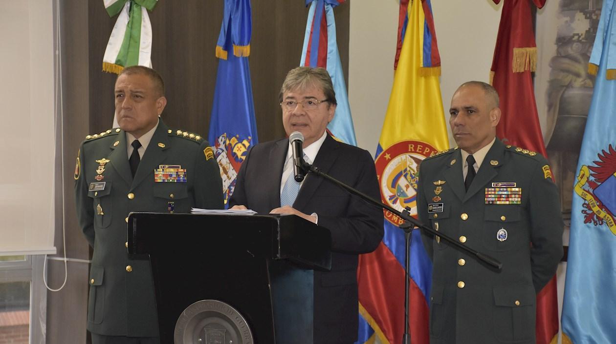 Ministro de Defensa, Carlos Holmes Trujillo.
