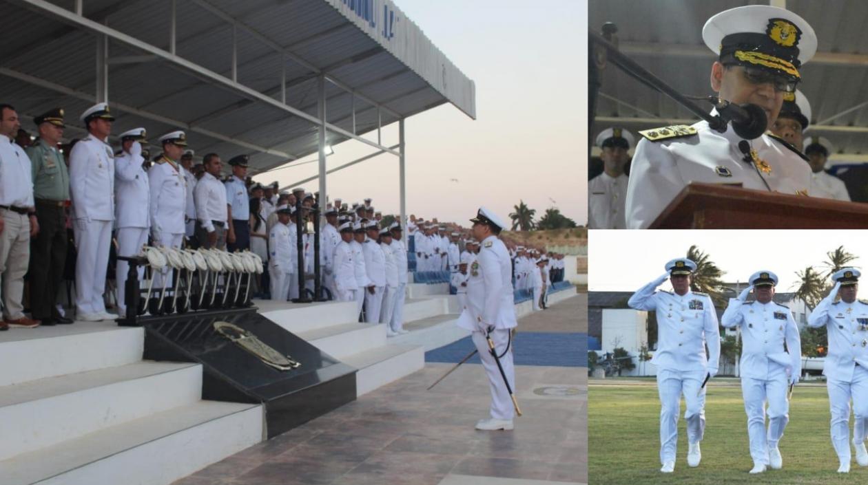 Contralmirante León Espinosa Torres asume como Director de la ARC Barranquilla. 