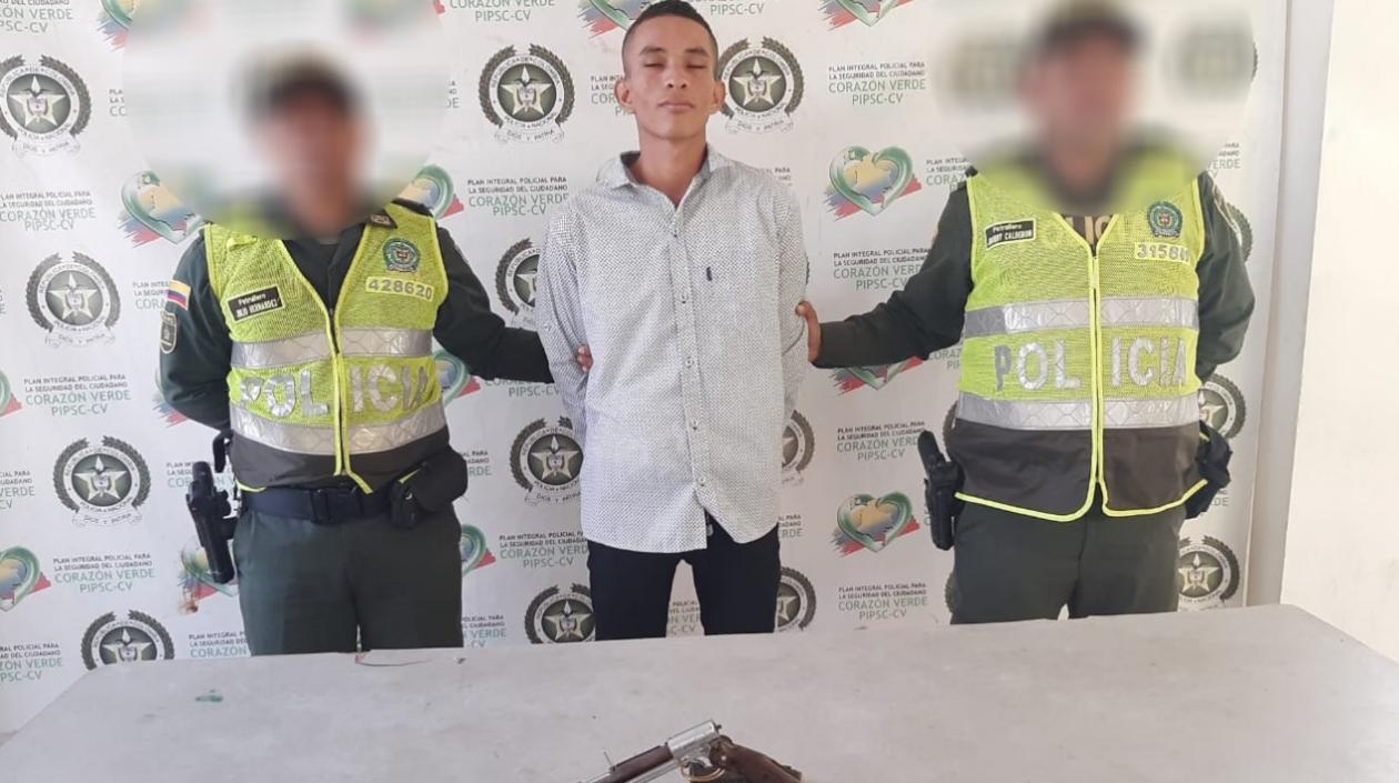 El capturado quedó a disposición de la Fiscalía.