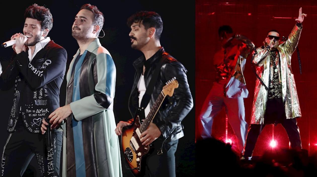 Sebastián Yatra, Reik y Daddy Yankee.