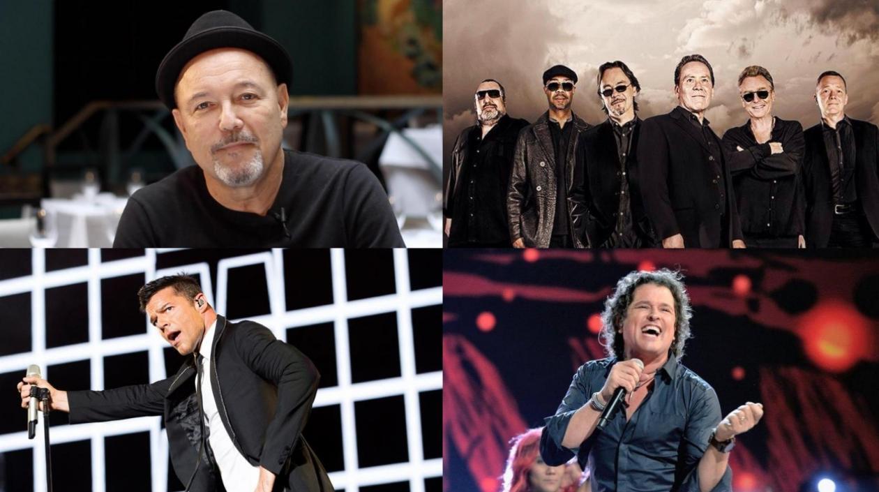 Rubén Blades, UB40, Ricky Martin y Carlos Vives.