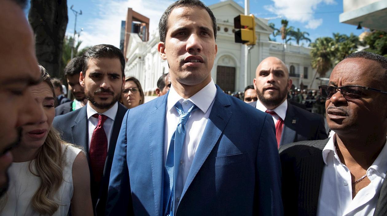 El líder opositor venezolano Juan Guaidó.